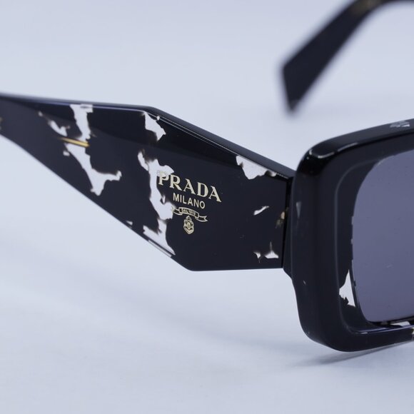 🕶️ New Prada PR08YS 15S5Z1 Polarized Sunglasses - Black Crystal Tortoise Frame - Picture 6 of 10